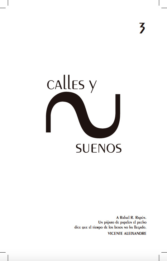 Portadilla de Calles y sueños