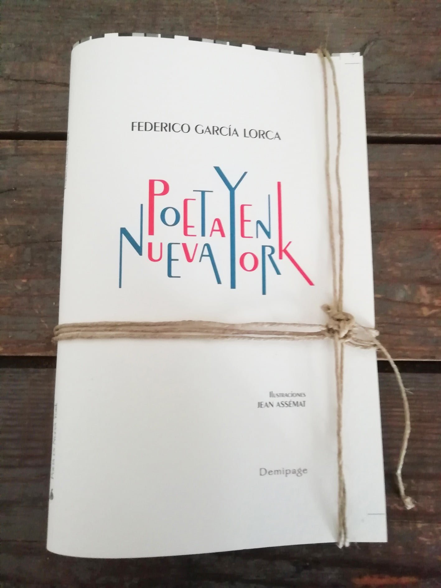 Cubierta de Poeta en Nueva York